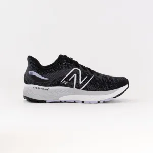 New Balance 880V12 (Women's) - Black/White lightweight foam New Balance 880V12 (Women's) - Black/White feet ride