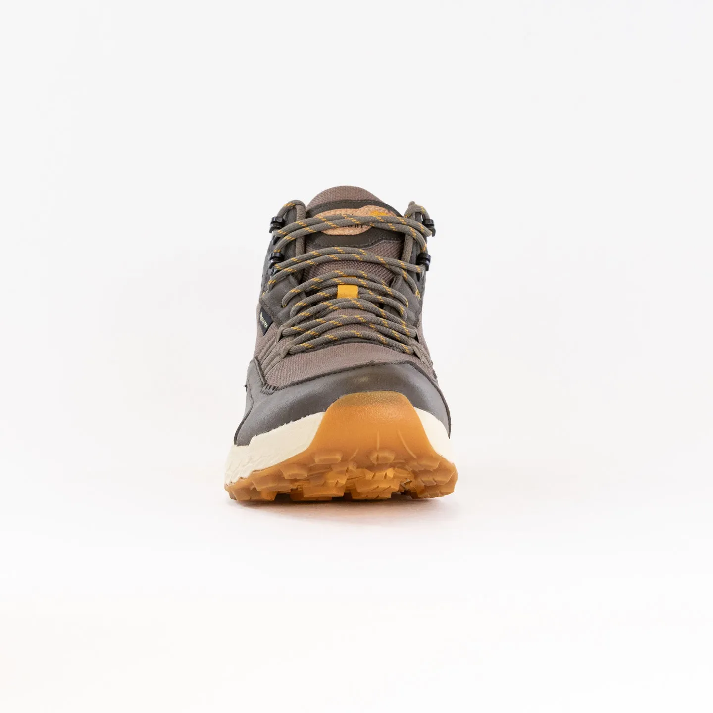 New Balance Fresh Foam X Hierro Mid Gore-Tex (Men's) - Brown/Grey feet support
