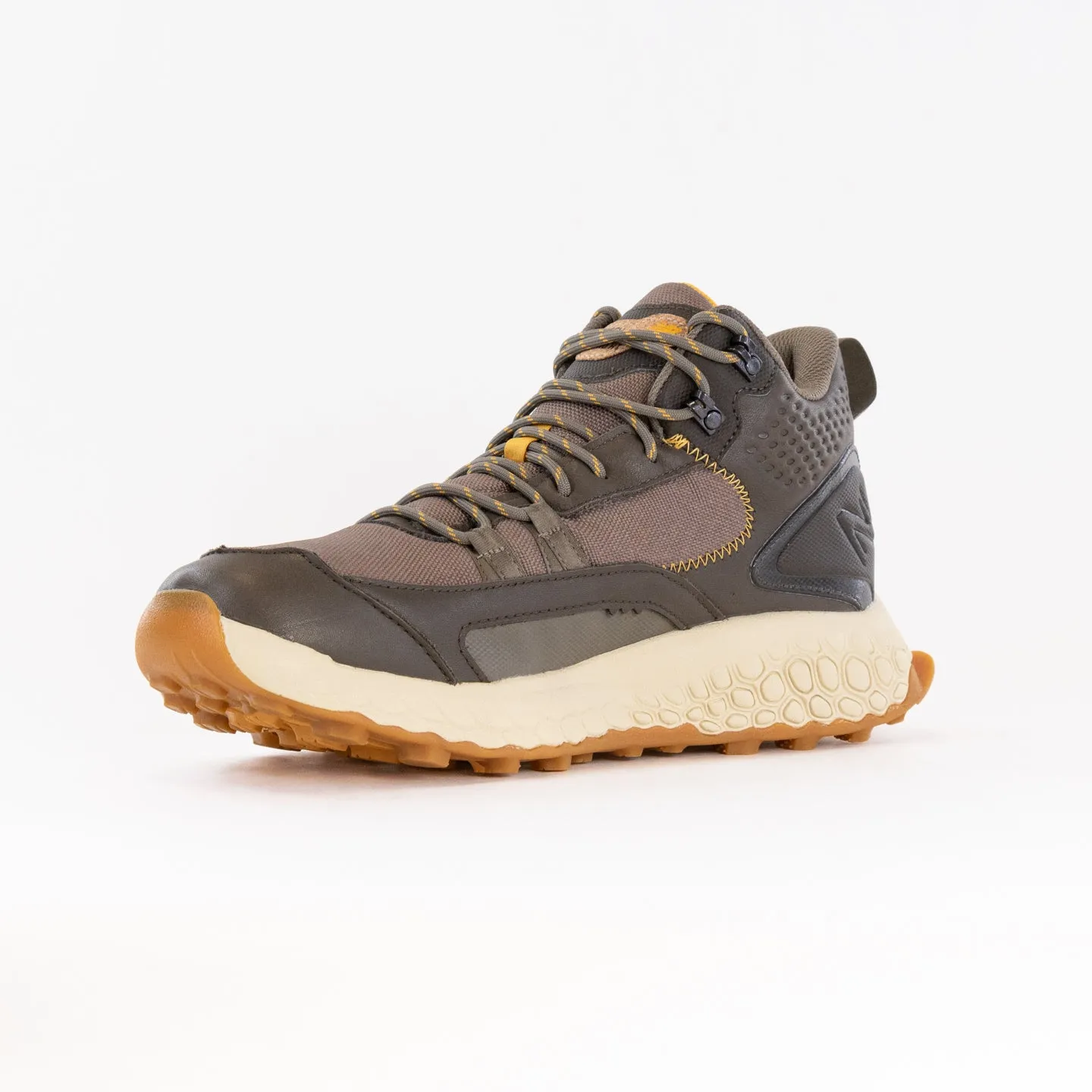New Balance Fresh Foam X Hierro Mid Gore-Tex (Men's) - Brown/Grey busy comfort