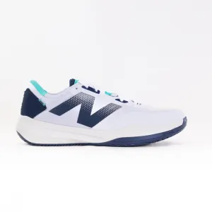 New Balance Tennis-Hard Court (Men's) - White/Blue leg drive New Balance Tennis-Hard Court (Men's) - White/Blue mobility gear