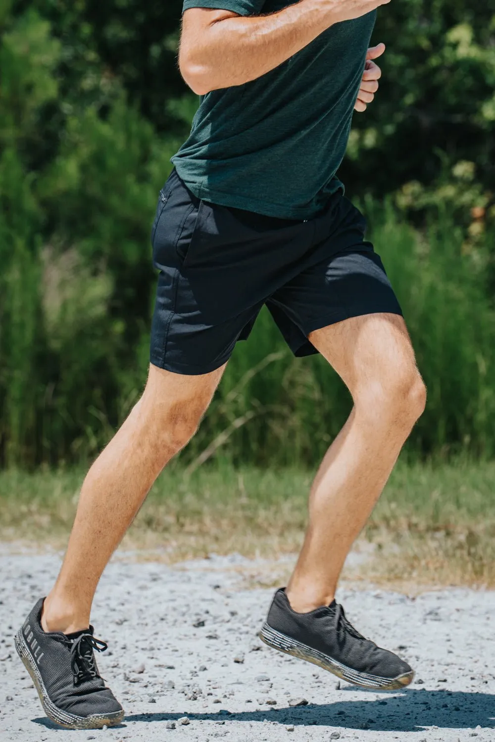 Nine Line Performance Shorts laidback mood