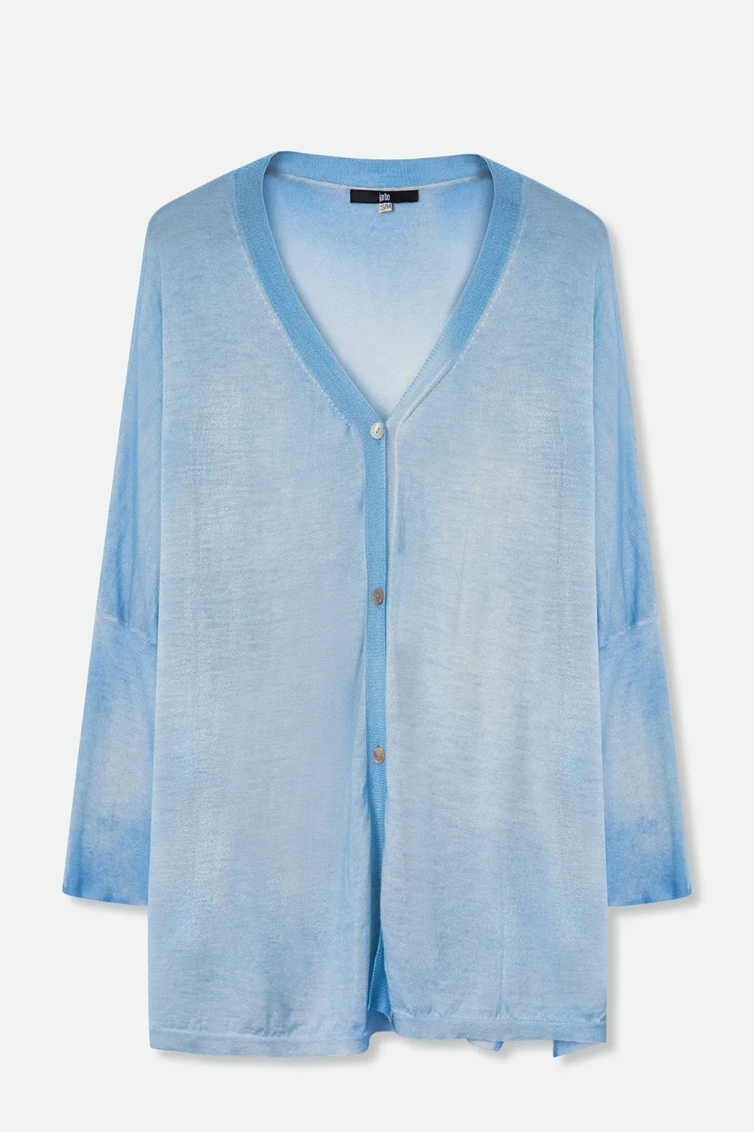 NOA CARDIGAN IN HAND-DYED LIGHTWEIGHT CASHMERE comfort energy