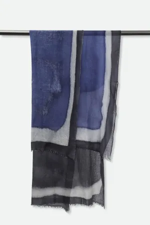 NORDIC CITY SCARF IN HAND DYED CASHMERE bold accent NORDIC CITY SCARF IN HAND DYED CASHMERE smart touch
