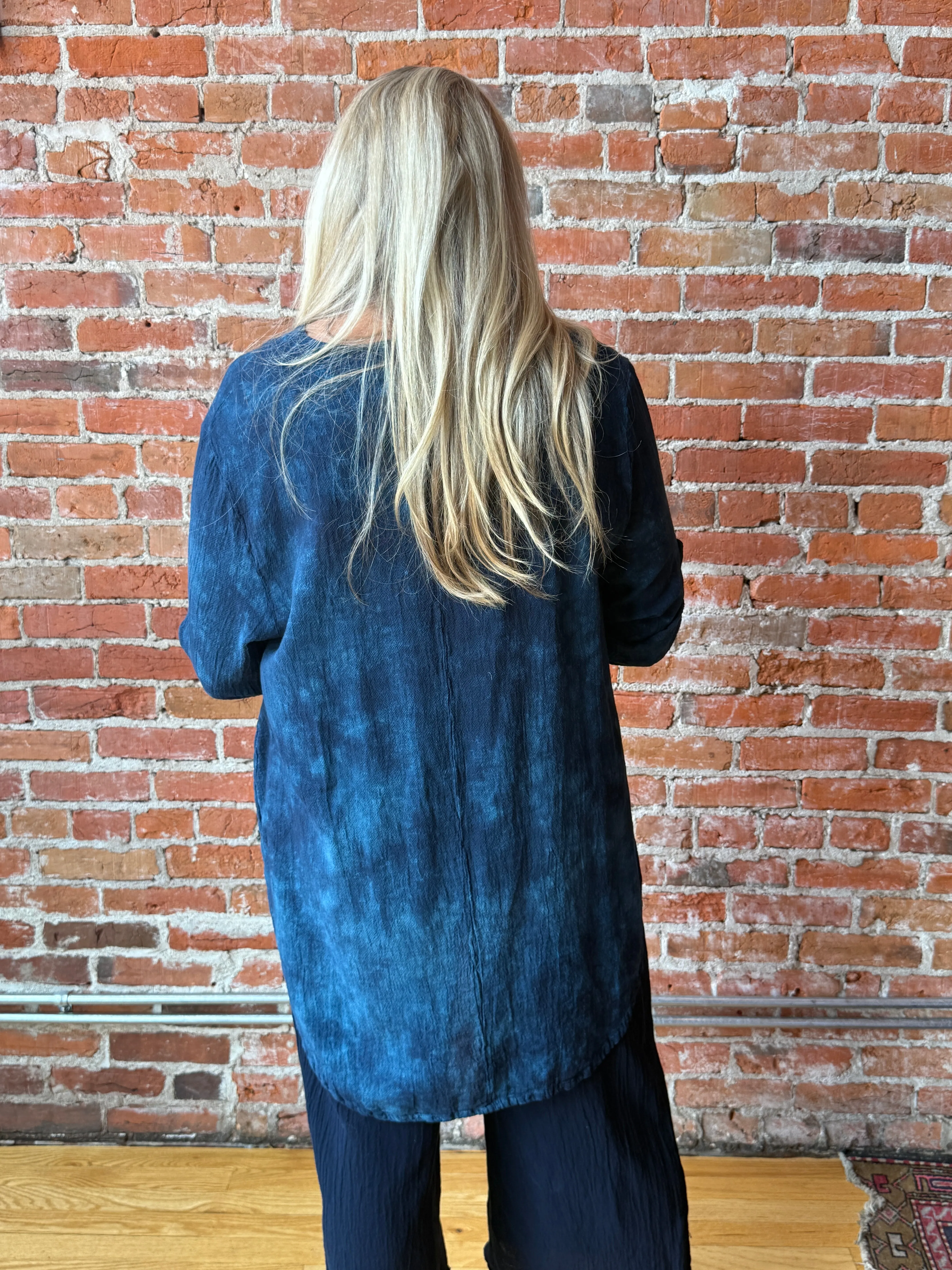 Oh My Gauze Brunch V-Neck Tunic dusty pink