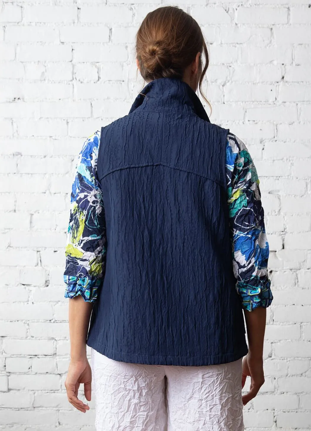 Olivia Kaleidoscope Quilt City Vest light snap