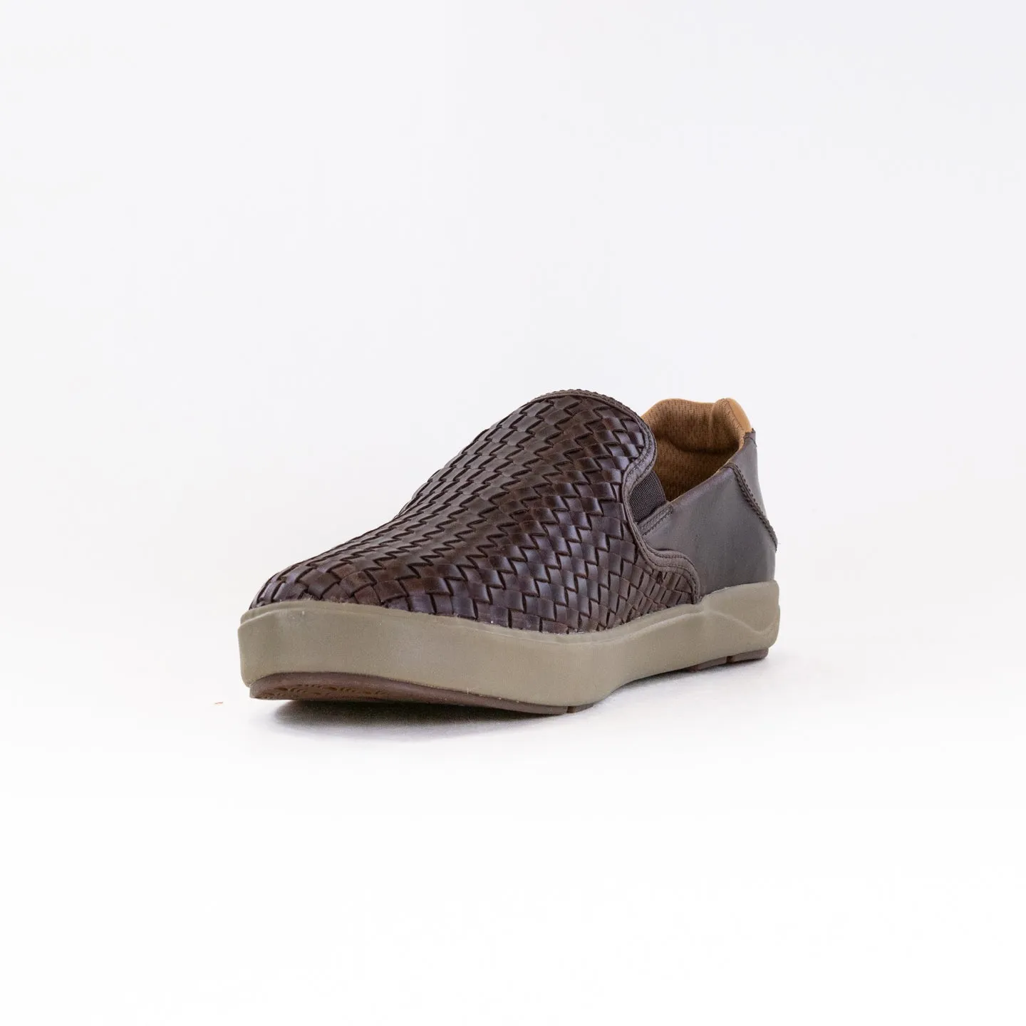 Olukai Lae'ahi Lauhala (Men's) - Dark Wood waterproof wear