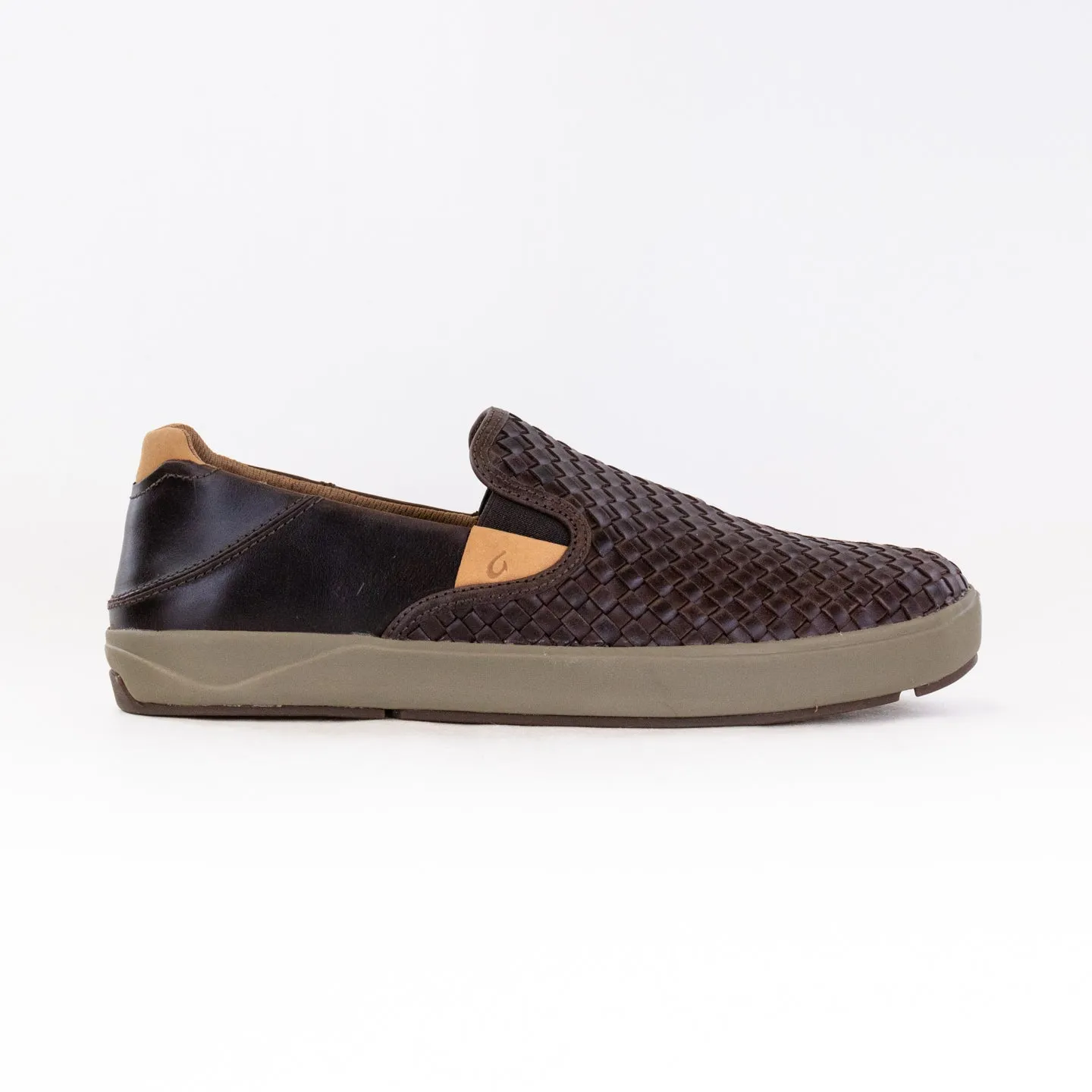 Olukai Lae'ahi Lauhala (Men's) - Dark Wood joint support