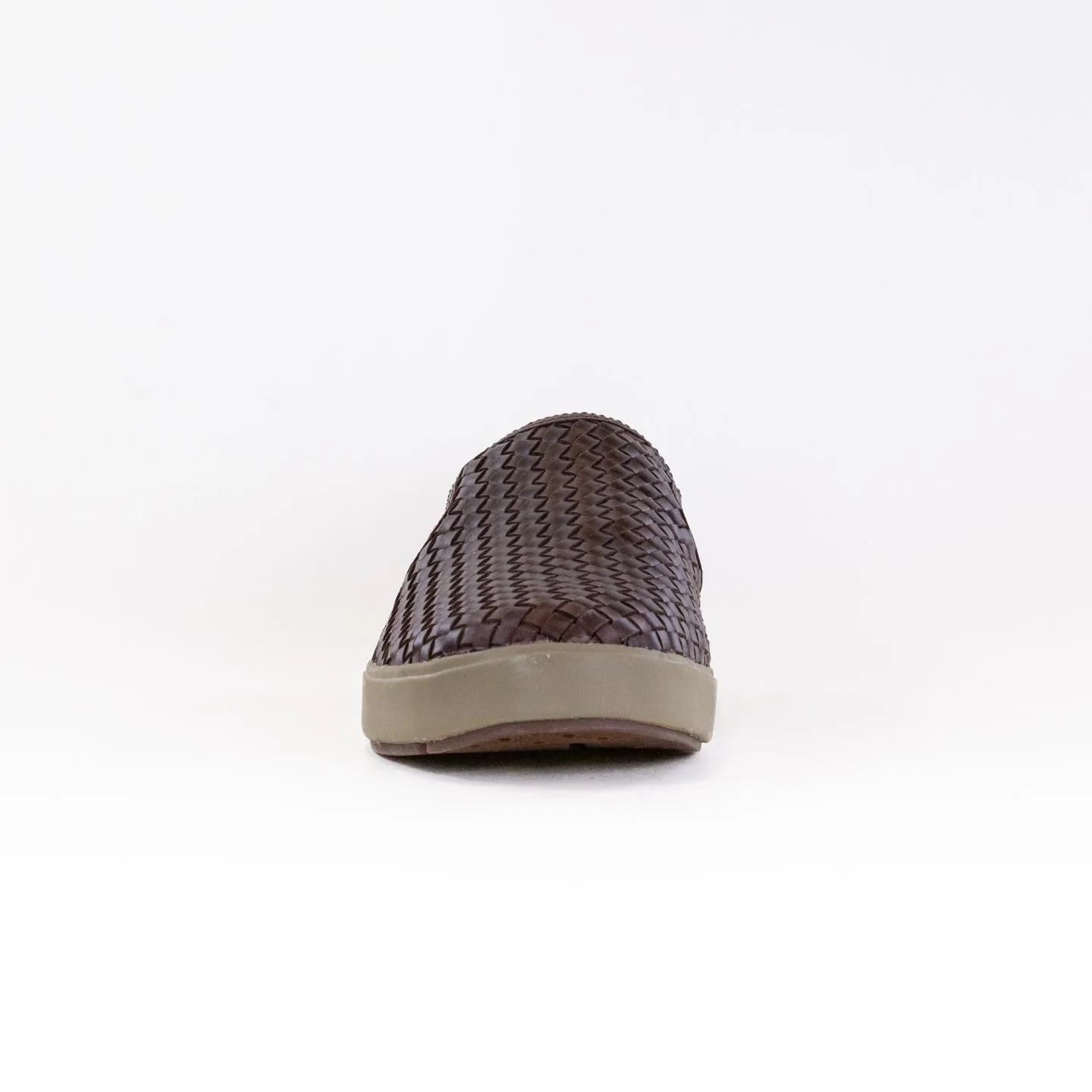 Olukai Lae'ahi Lauhala (Men's) - Dark Wood moisture-wicking