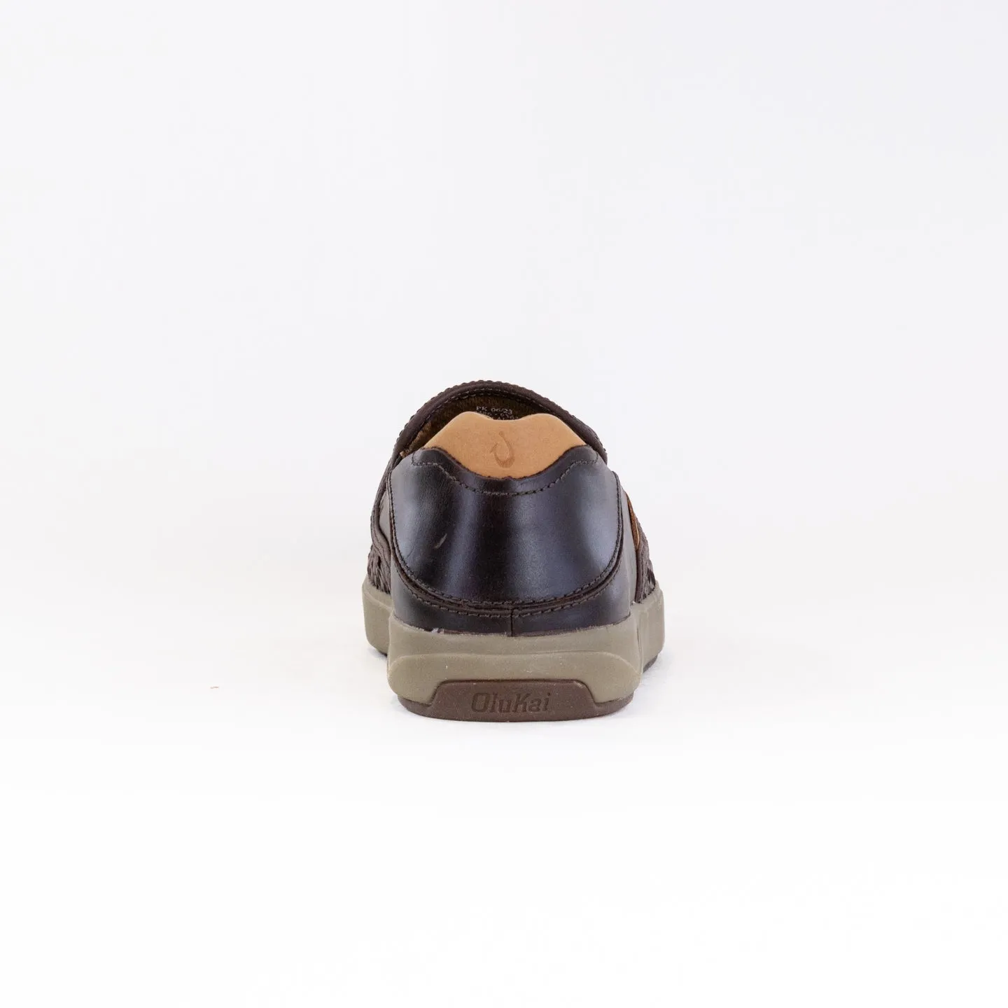 Olukai Lae'ahi Lauhala (Men's) - Dark Wood retro vibes