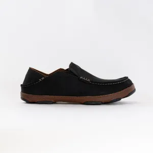 Olukai Moloa (Men's) - Black/Toffee multi-purpose Olukai Moloa (Men's) - Black/Toffee half sizes
