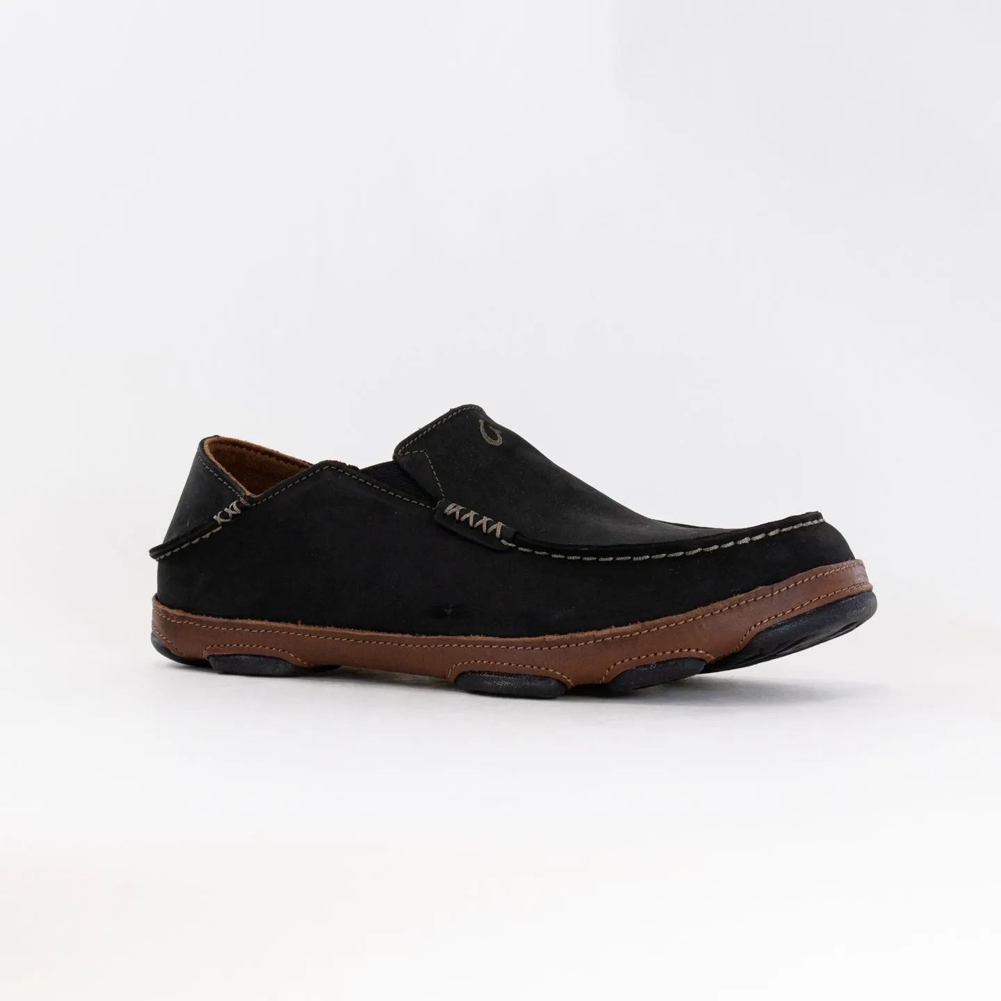 Olukai Moloa (Men's) - Black/Toffee outdoor grip