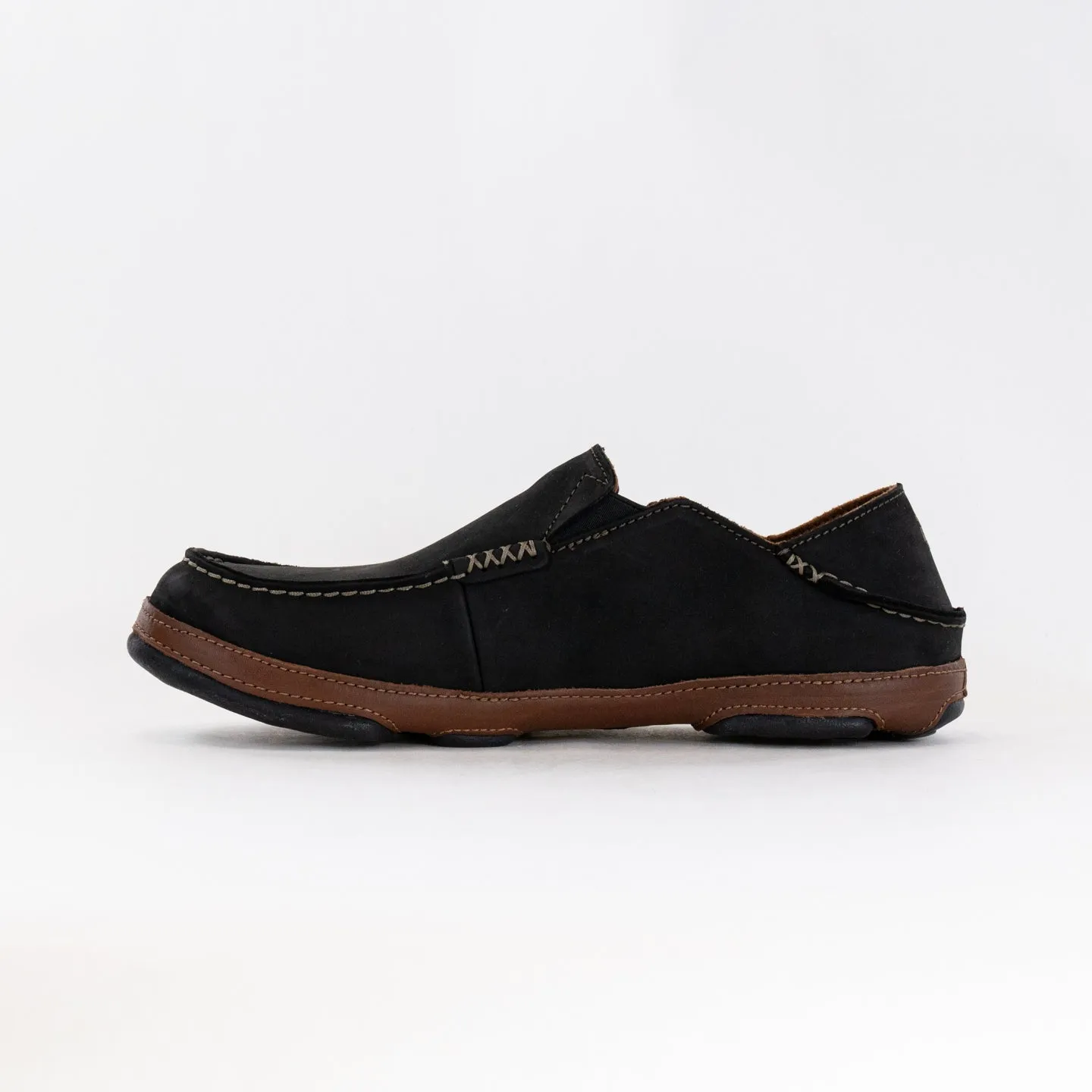 Olukai Moloa (Men's) - Black/Toffee support zone