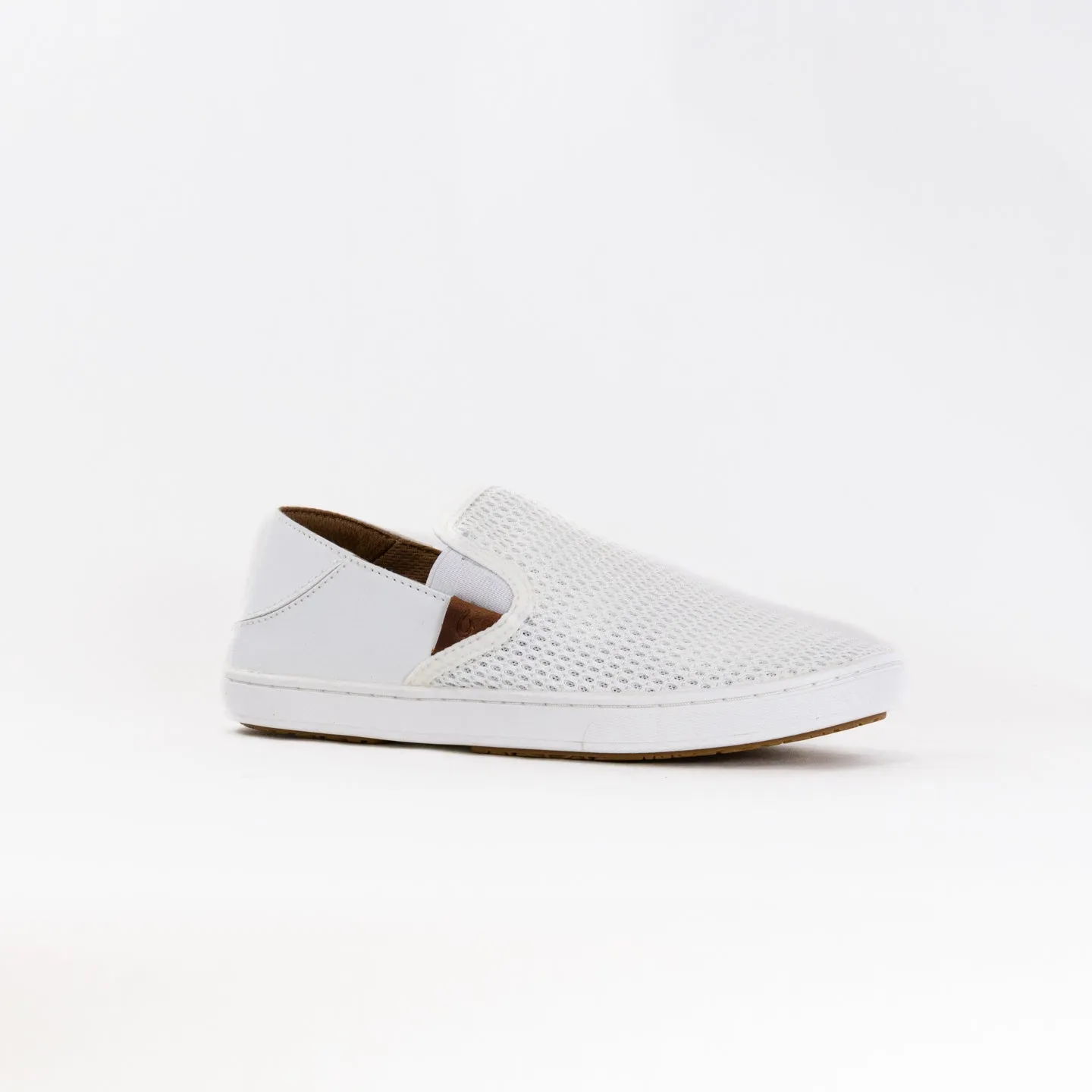 Olukai Pehuea (Women's) - Bright White slip-on design