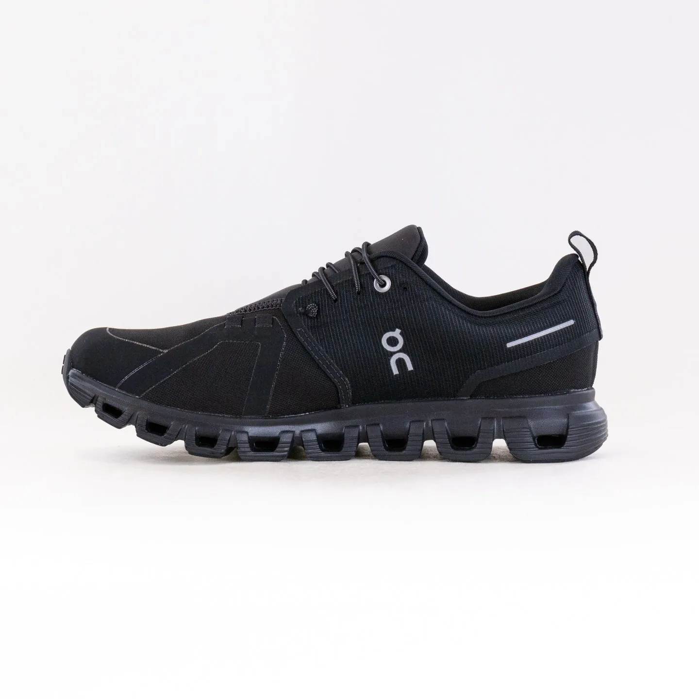 On Cloud 6 Waterproof (Men's) - Black/Black ankle support