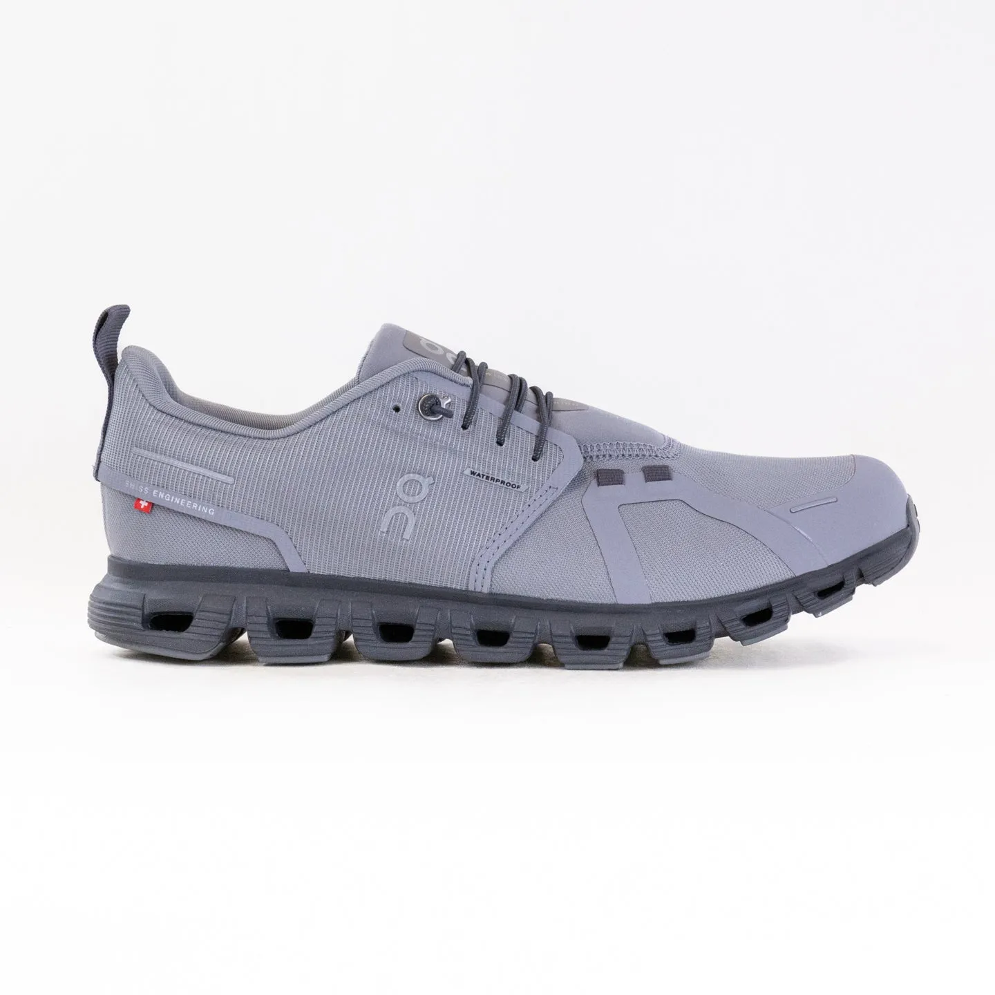 On Cloud 6 Waterproof (Men's) - Heather/Metal rain vibe