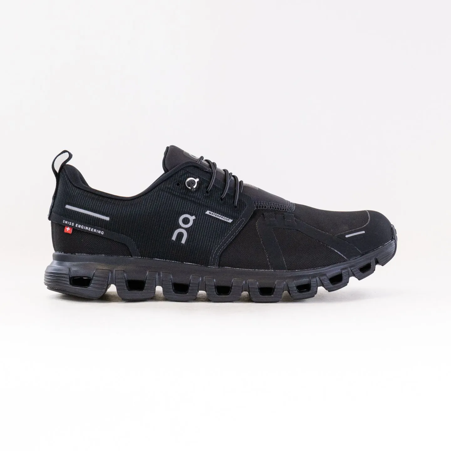 On Cloud 6 Waterproof (Women's) - Black/Black motion ease