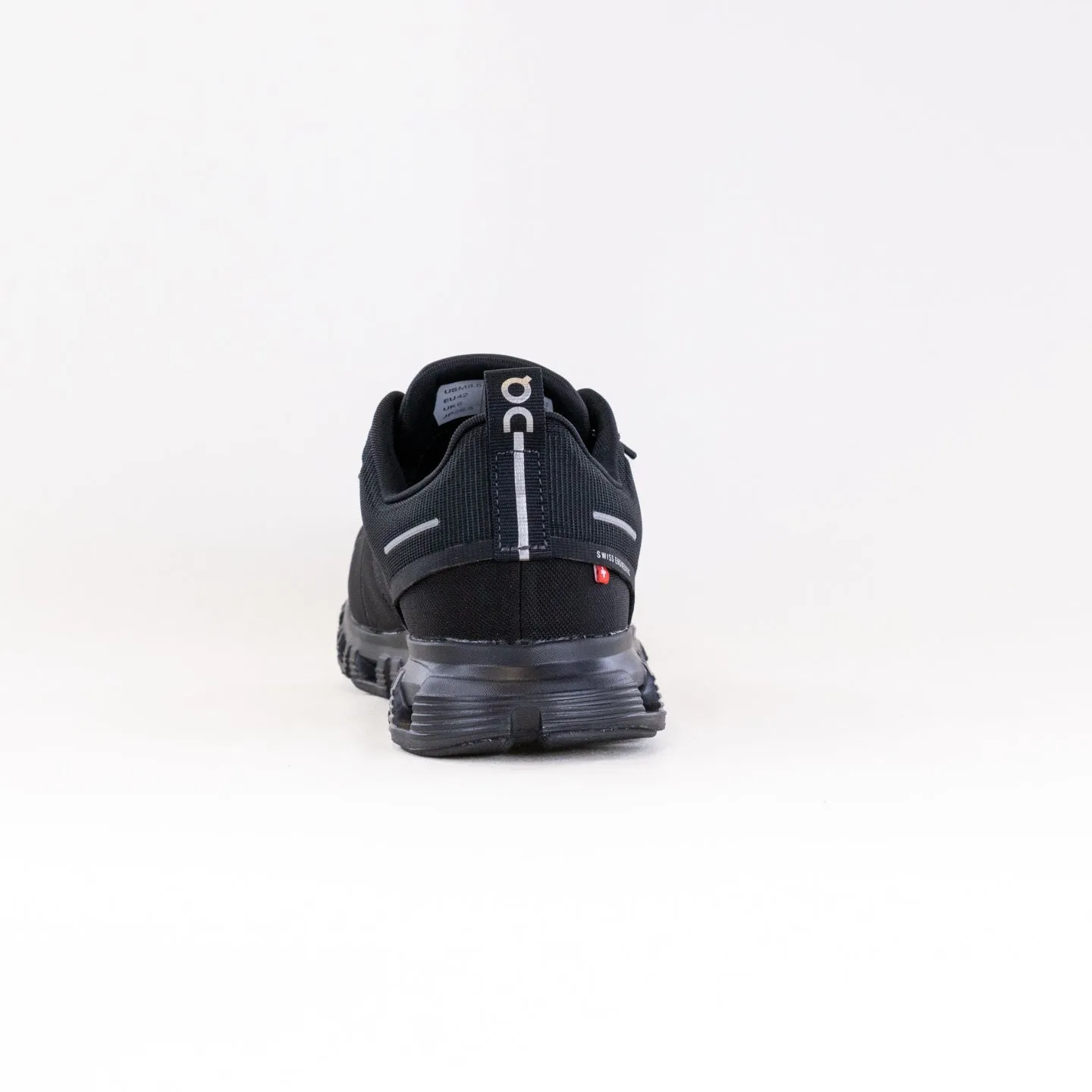 On Cloud 6 Waterproof (Women's) - Black/Black cross vibe