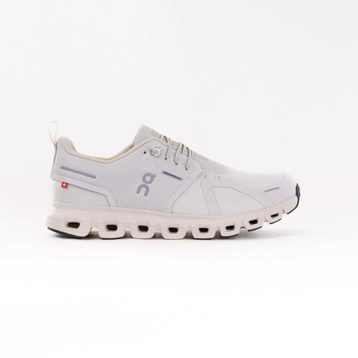 On Cloud 6 Waterproof (Women's) - Pearl/Cream zone motion
