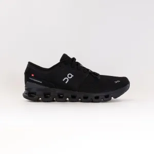 On Cloud X 4 (Men's) - Black/Eclipse heel comfort