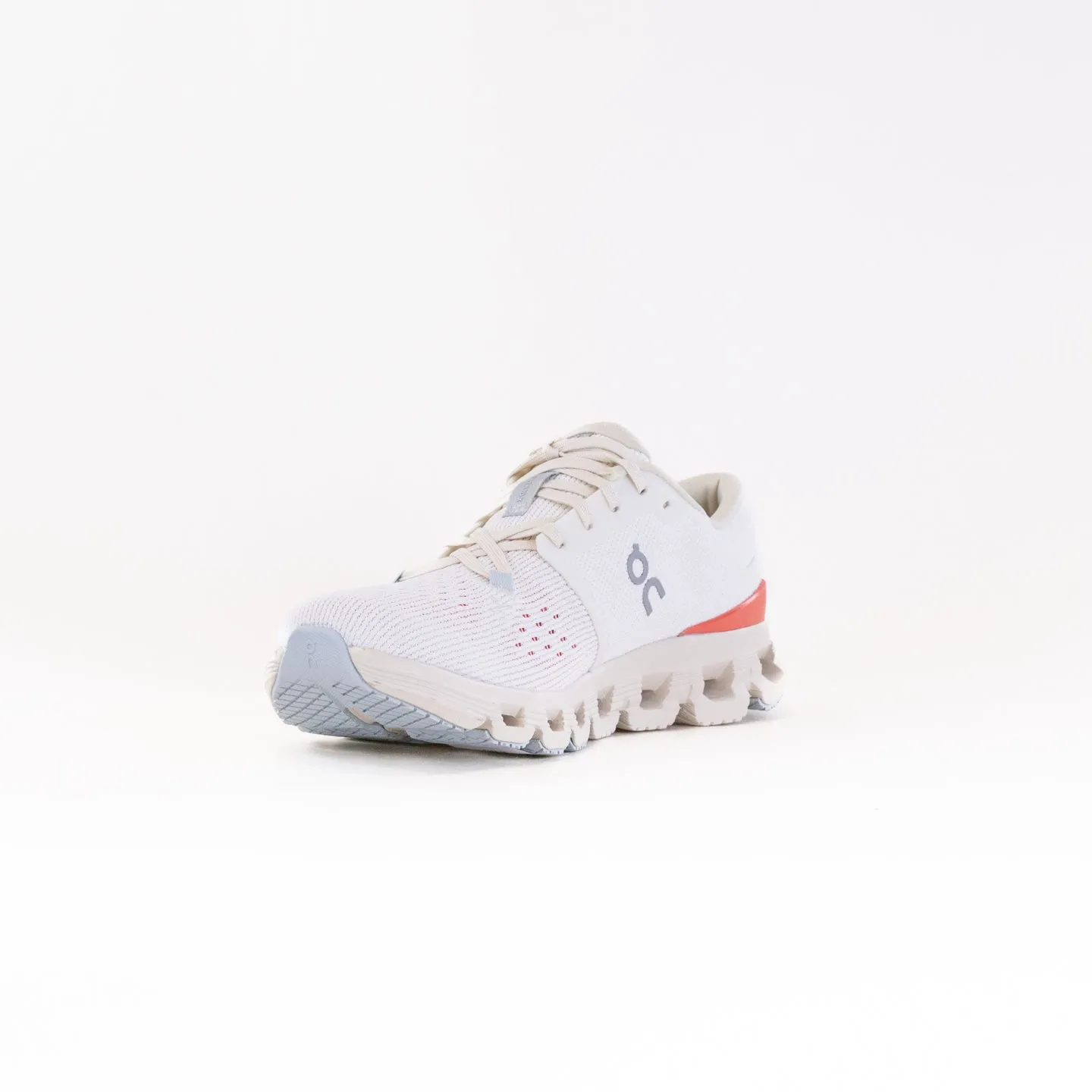 On Cloud X 4 (Women's) - Ivory/Salmon leg drive