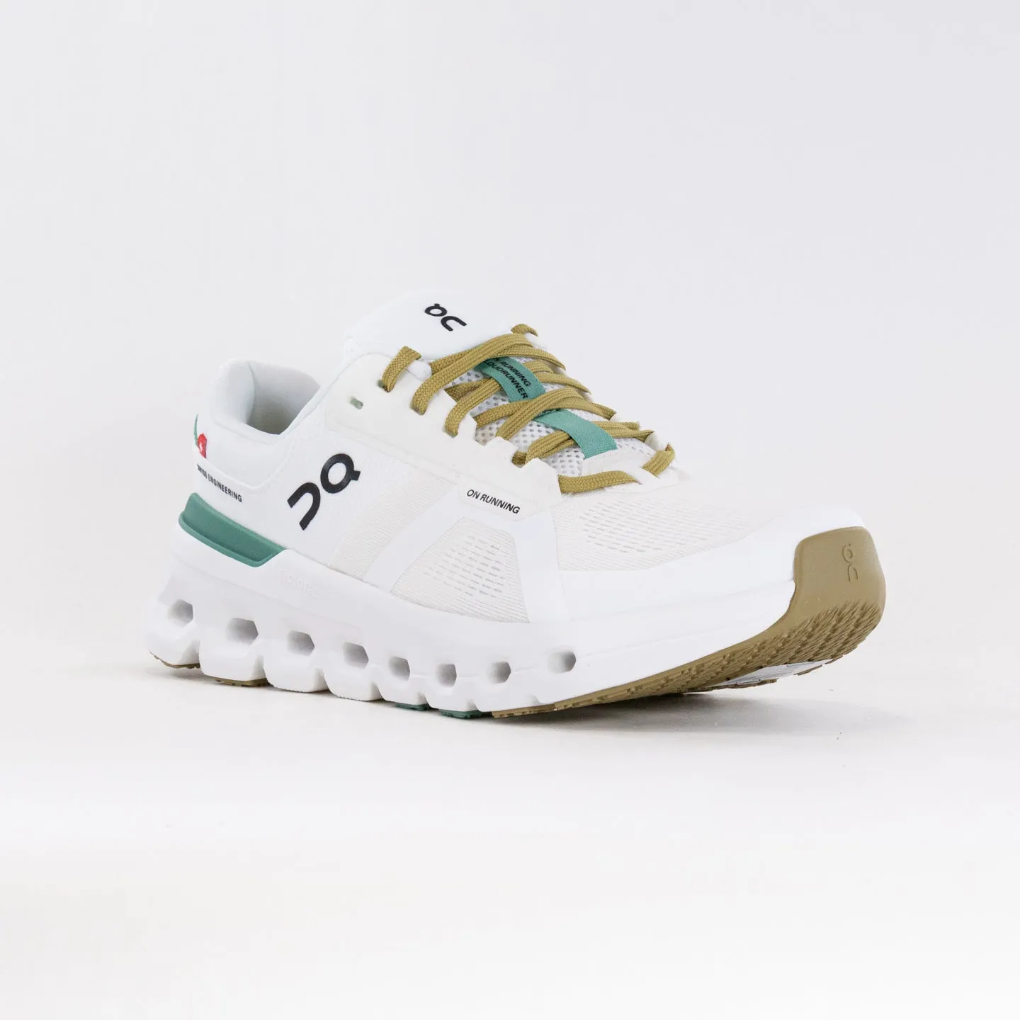 On Cloudrunner 2 (Men's) - Undyed Green heel wrap