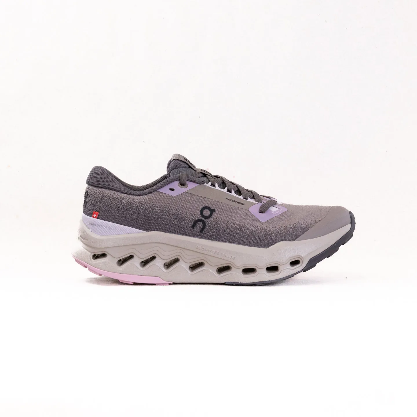 On Cloudsurfer Trail 2 Waterproof (Women's) - Cinder/Desert grip rush