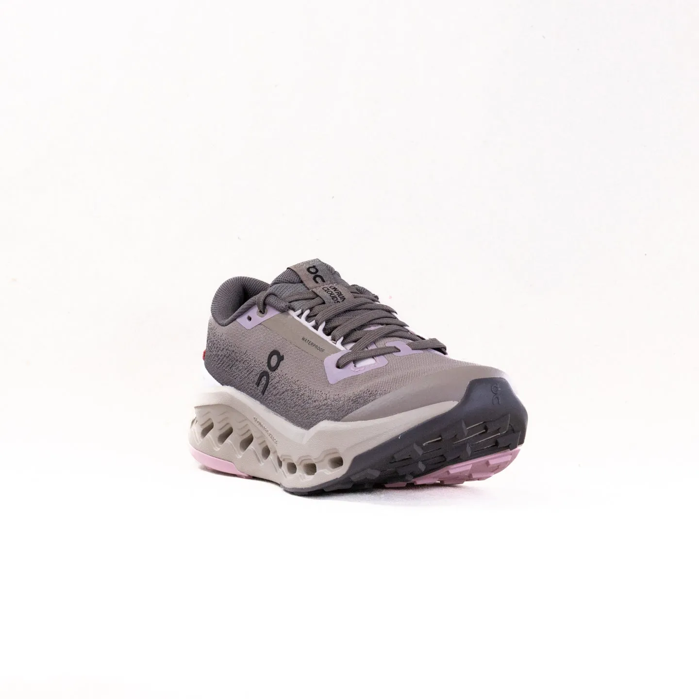 On Cloudsurfer Trail 2 Waterproof (Women's) - Cinder/Desert energy zone
