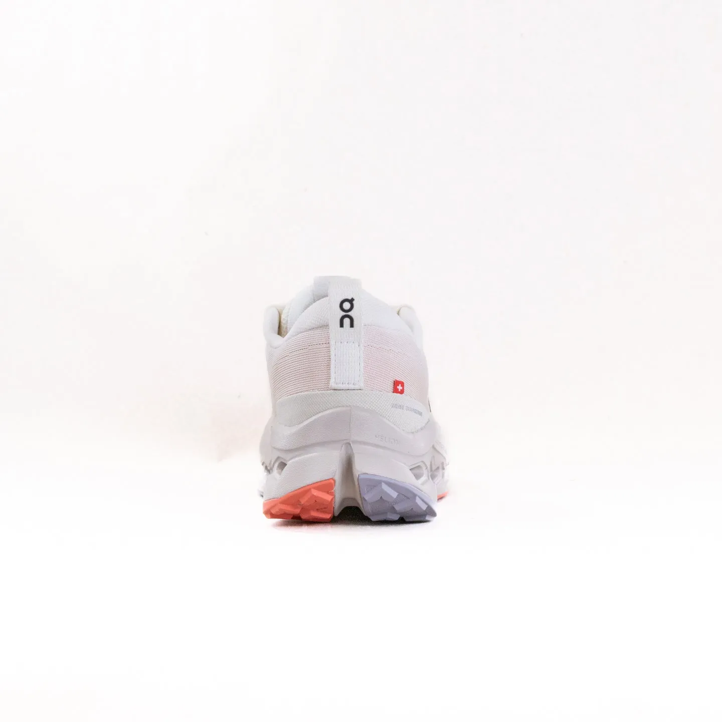 On Cloudsurfer Trail 2 (Women's) - Ivory/Salmon feet mood
