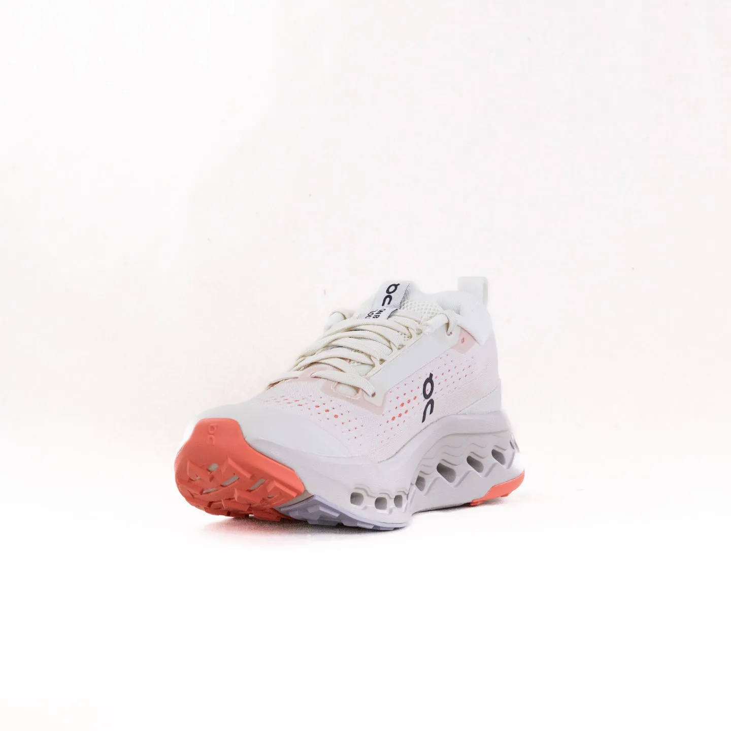 On Cloudsurfer Trail 2 (Women's) - Ivory/Salmon walk shield
