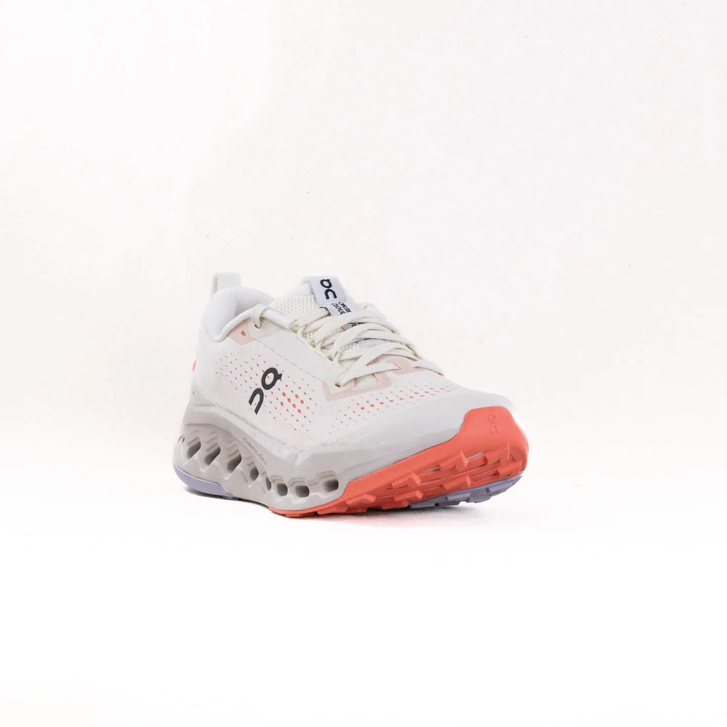 On Cloudsurfer Trail 2 (Women's) - Ivory/Salmon foot therapy