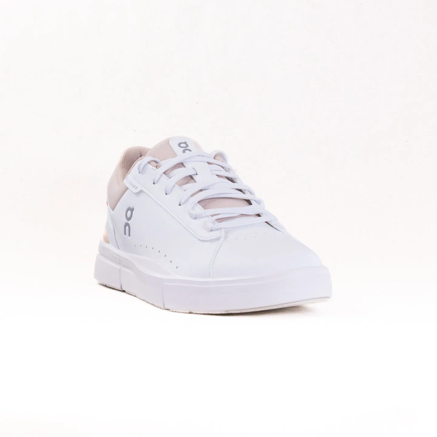 On The Roger Advantage 1 (Women's) - White/Rosehip rain shield