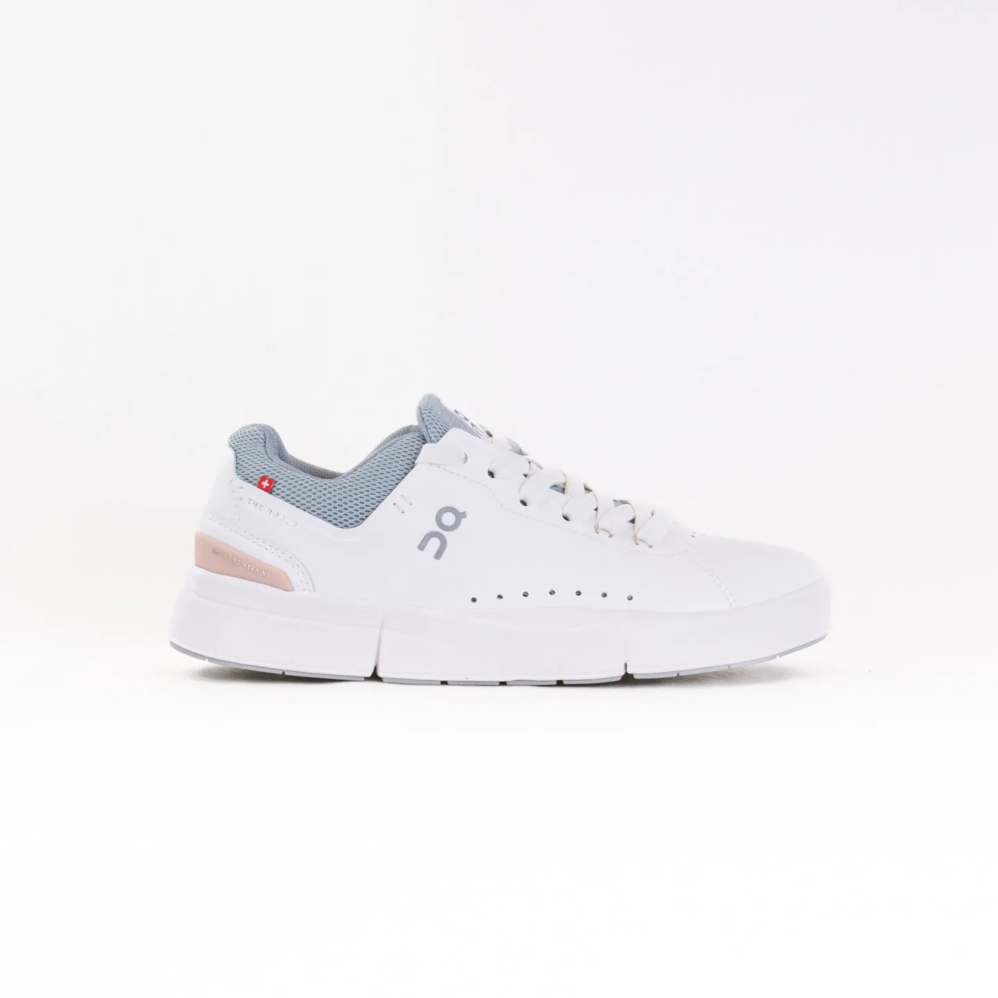On The Roger Advantage (Women's) - White/Rosehip rough path