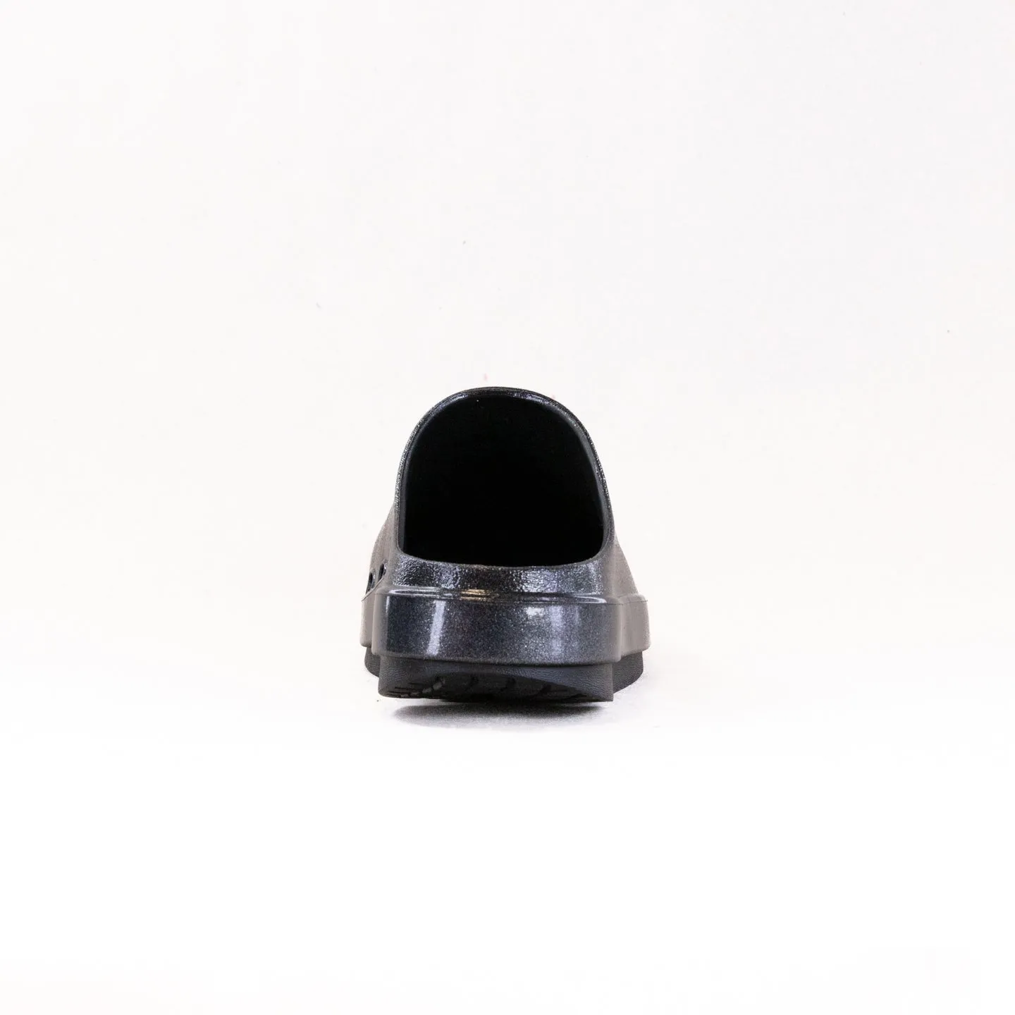 OOFOS OOCloog Clog (Women's) - Black Sparkle vent system
