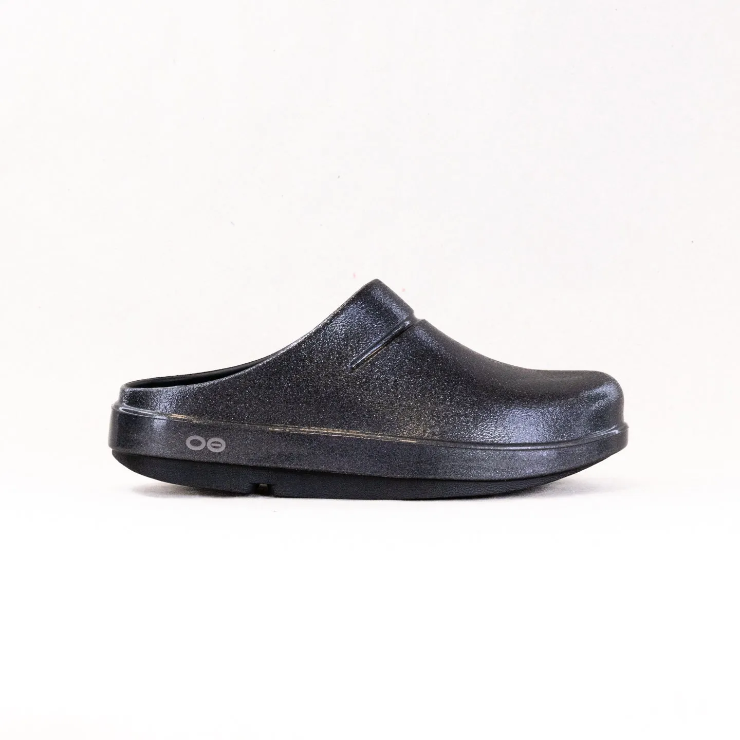 OOFOS OOCloog Clog (Women's) - Black Sparkle concrete jungle