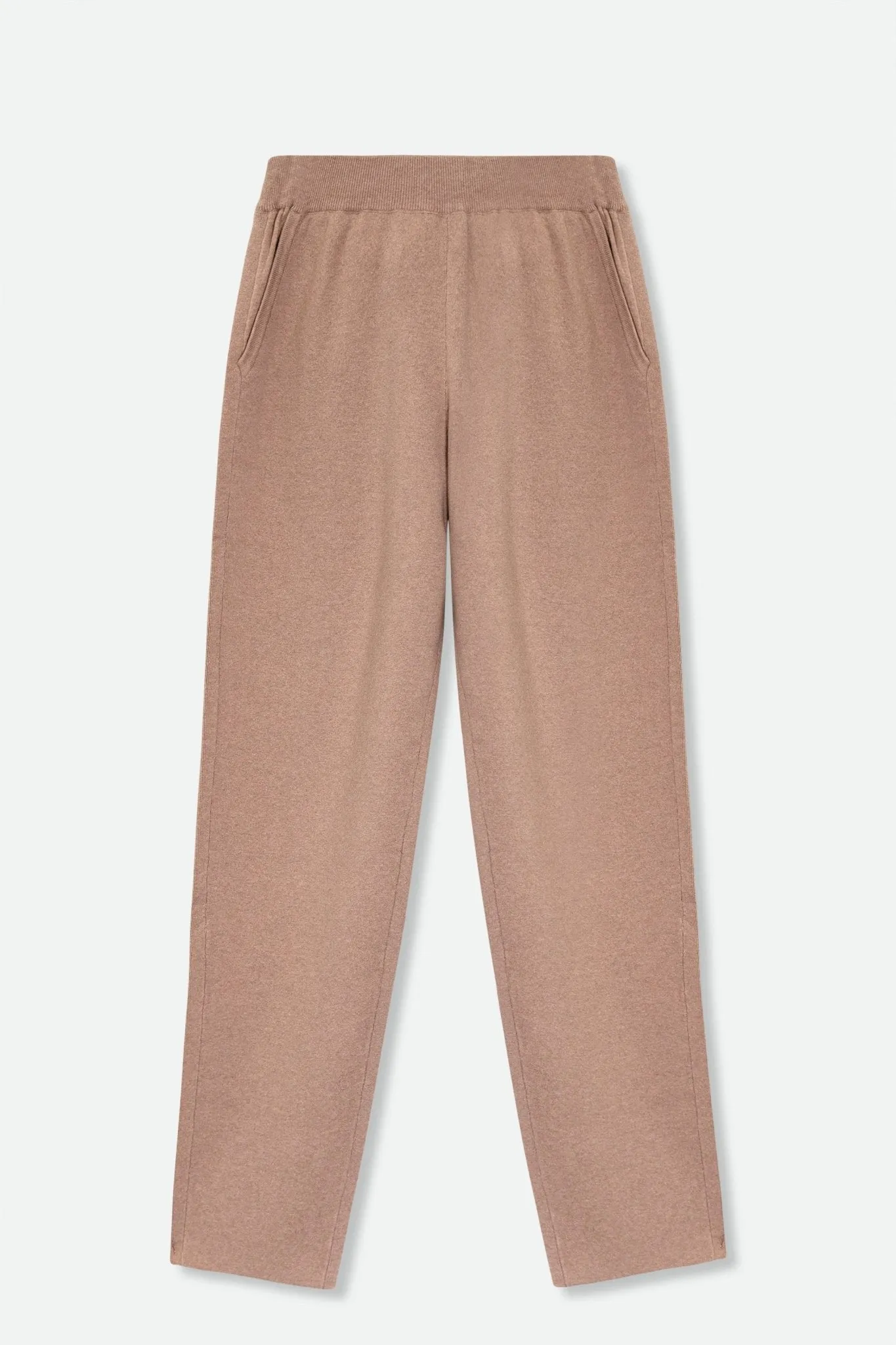 PAIGE PANT IN DOUBLE KNIT HEATHERED PIMA COTTON LIMITED EDITION COLORS clean edge