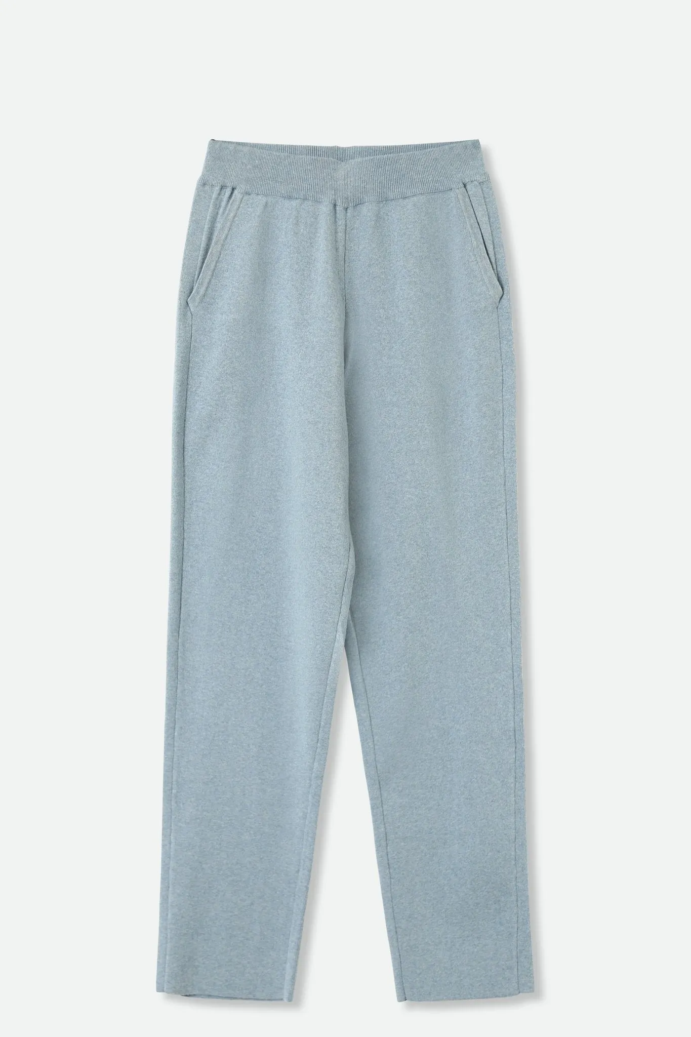 PAIGE PANT IN DOUBLE KNIT HEATHERED PIMA COTTON LIMITED EDITION COLORS silky smooth
