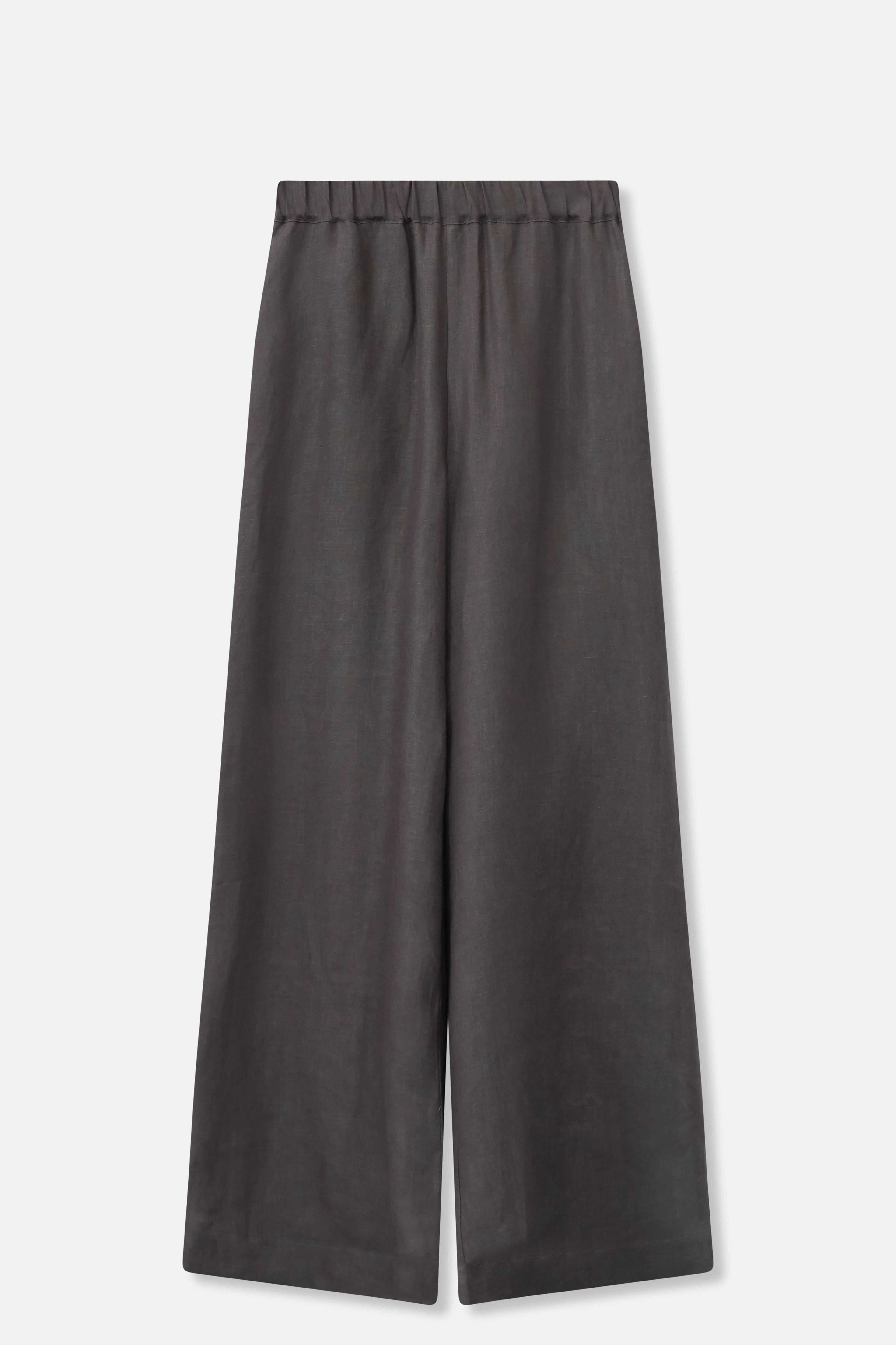 PALMETTO WIDE LEG PULL ON PANT IN ITALIAN LINEN SUMMER SALE minimal tone