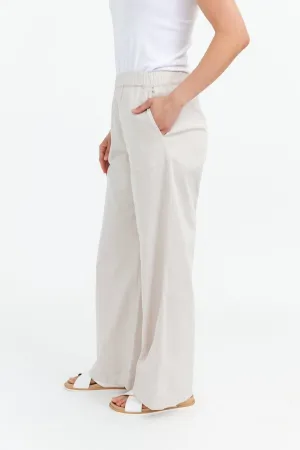 PARA WIDE LEG PANT IN SOFT GARMENT DYED COTTON home comfort PARA WIDE LEG PANT IN SOFT GARMENT DYED COTTON timeless knit