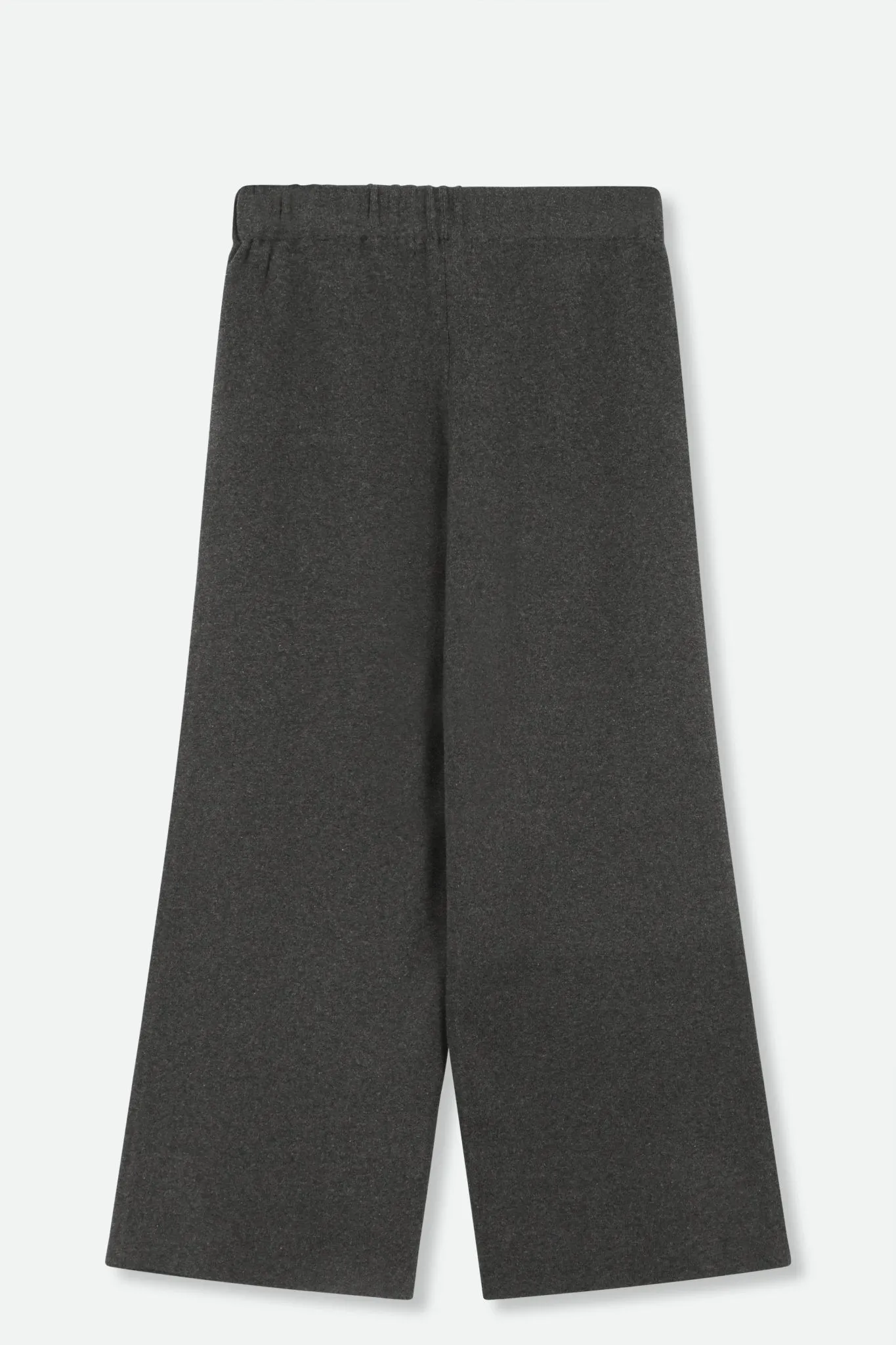 PAYTON WIDE LEG CROP PANT IN KNIT PIMA COTTON smooth texture