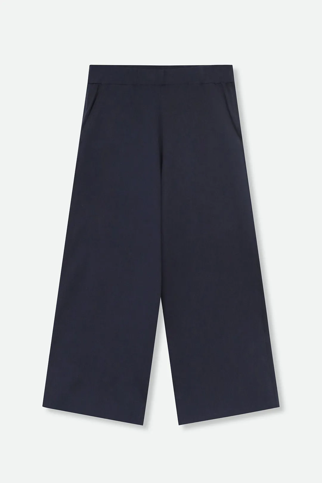 PAYTON WIDE LEG CROP PANT IN KNIT PIMA COTTON soft calm