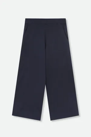 PAYTON WIDE LEG CROP PANT IN KNIT PIMA COTTON eco mind PAYTON WIDE LEG CROP PANT IN KNIT PIMA COTTON soft calm