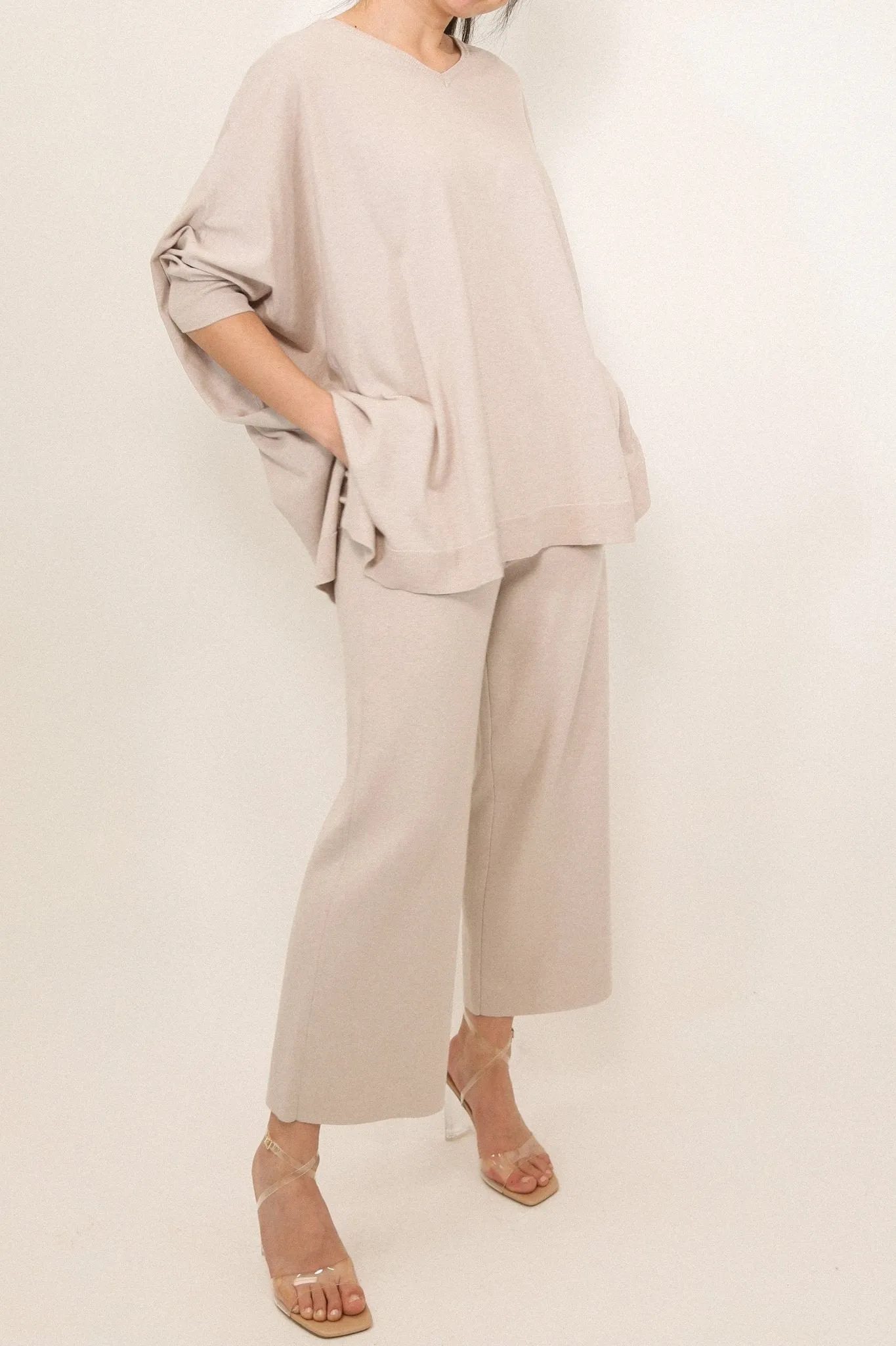 PAYTON WIDE LEG CROP PANT IN KNIT PIMA COTTON LIMITED EDITION COLORS fit better