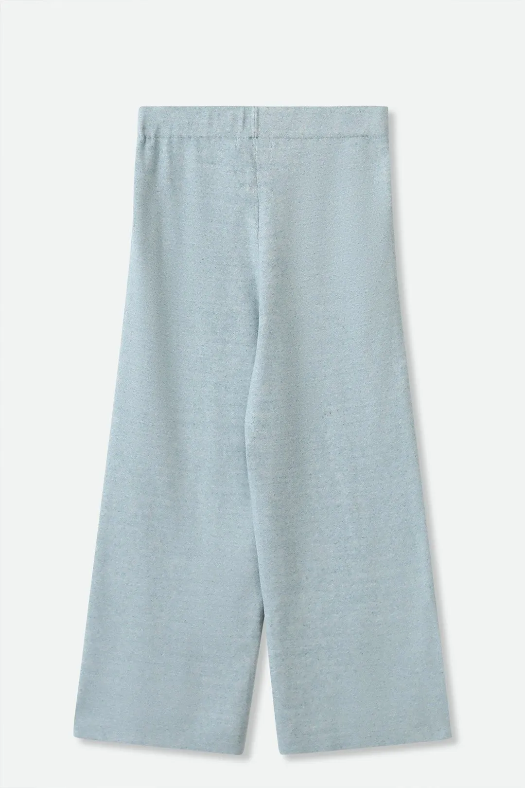PAYTON WIDE LEG CROP PANT IN KNIT PIMA COTTON LIMITED EDITION COLORS air breeze