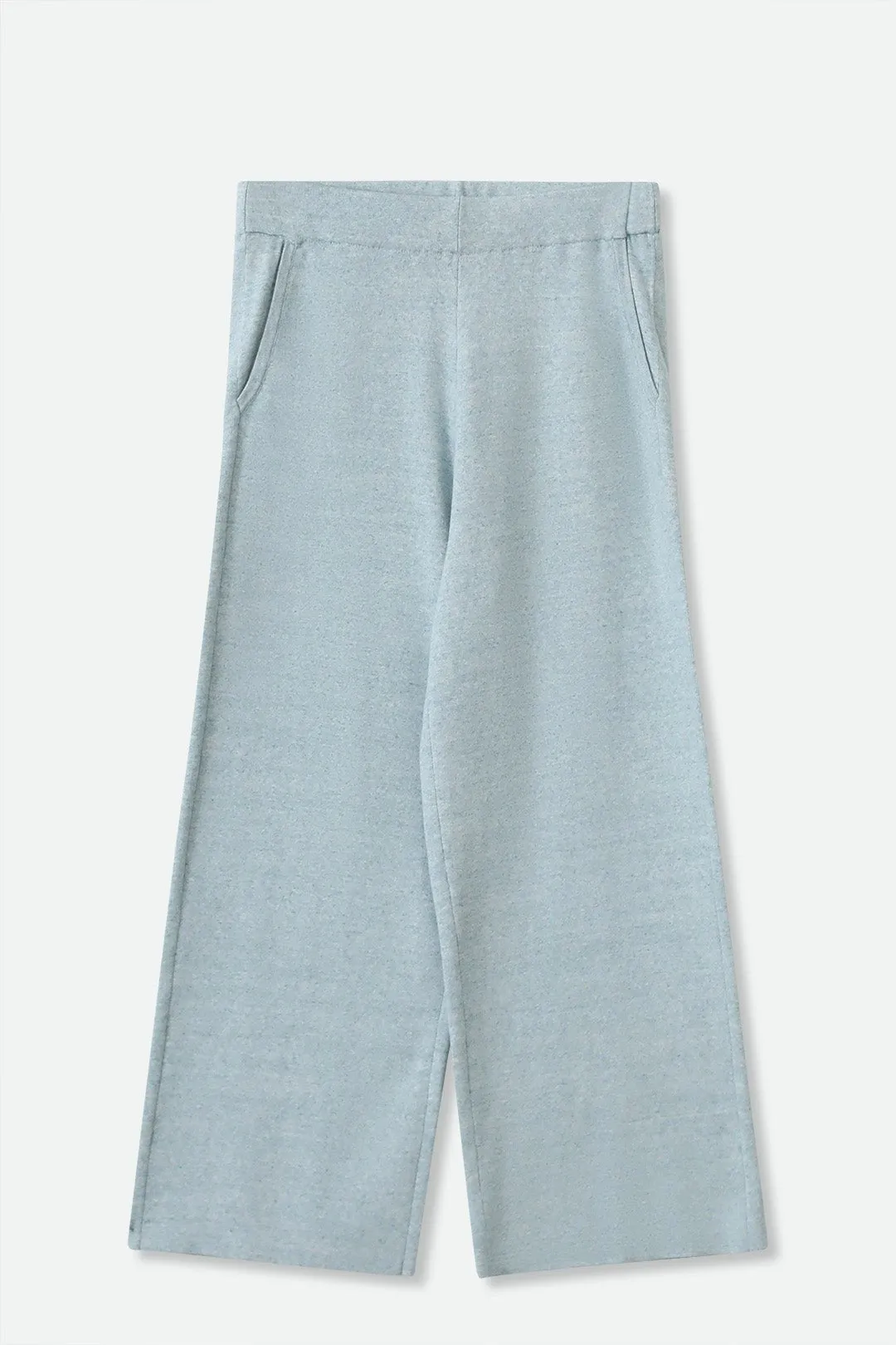PAYTON WIDE LEG CROP PANT IN KNIT PIMA COTTON LIMITED EDITION COLORS easy wear