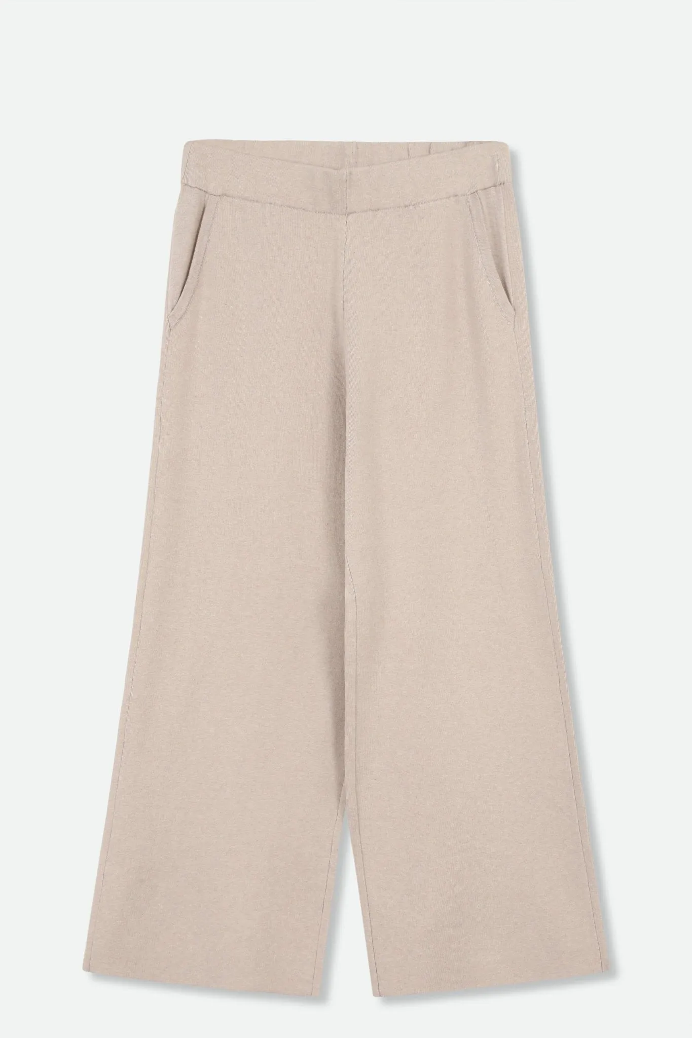 PAYTON WIDE LEG CROP PANT IN KNIT PIMA COTTON LIMITED EDITION COLORS relaxed fit