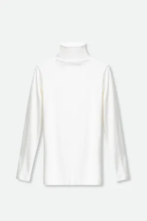 PIMA COTTON LONG SLEEVE TURTLE NECK relaxed vibe PIMA COTTON LONG SLEEVE TURTLE NECK ageless look