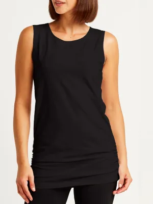 Planet Lycra Rouched Tank low key Planet Lycra Rouched Tank balance fit
