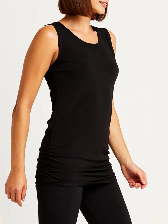 Planet Matte Jersey Ruche Tank rest day