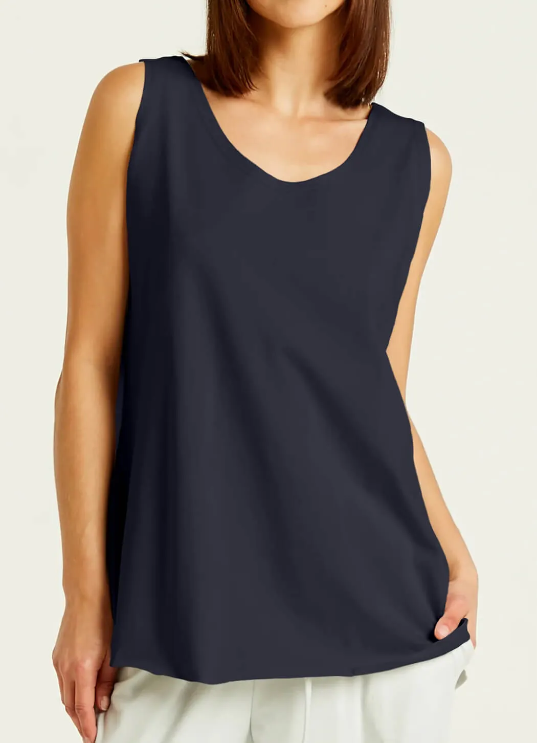 Planet Shirttail Tank flow vibe