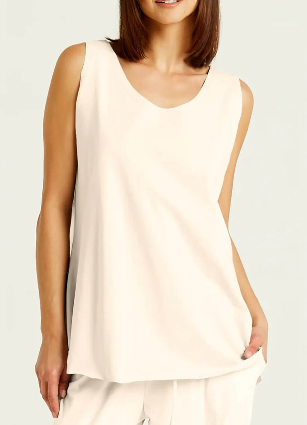 Planet Shirttail Tank city tone
